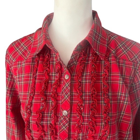Pendleton Shirt Women's Size Large Plaid Button Up - Picture 9 of 11